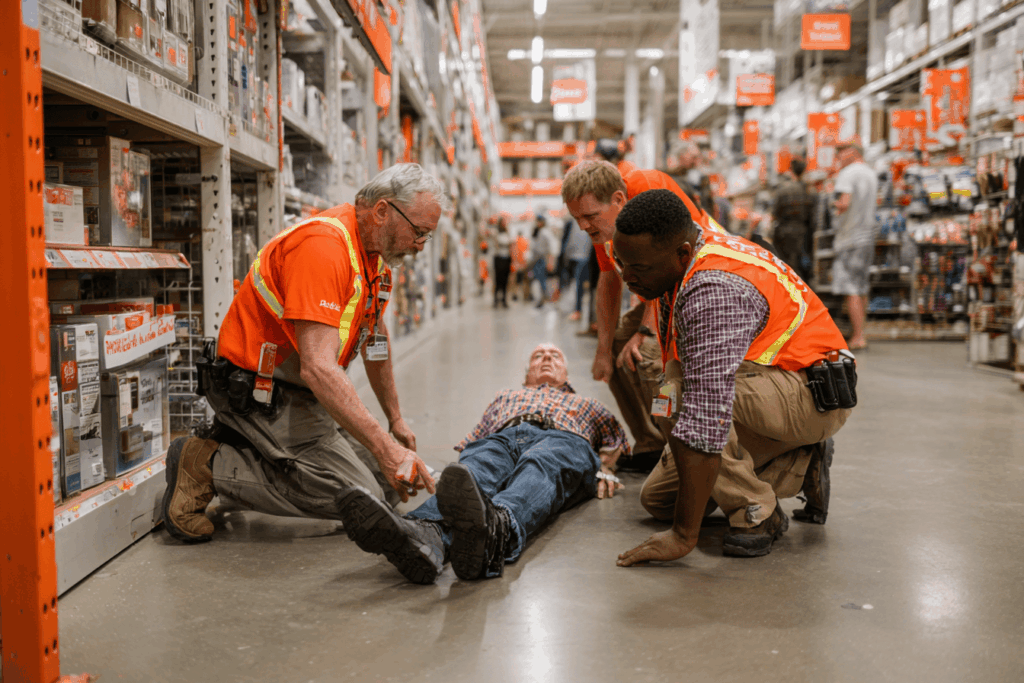 Bakersfield Home Depot Slip and Fall Accident Lawyers - Kuzyk