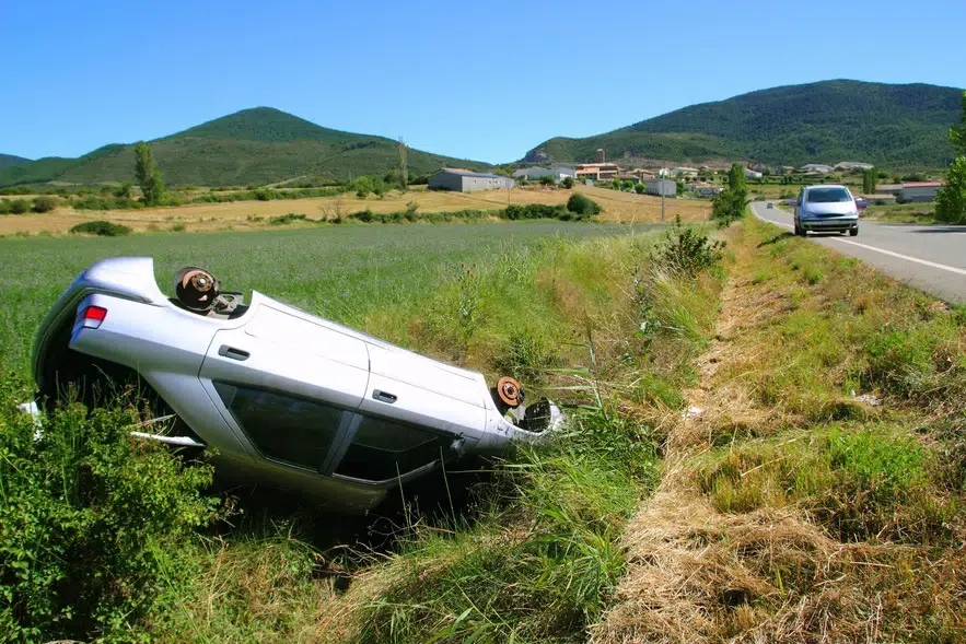 Car-Flipped-Auto-Accident-Attorn