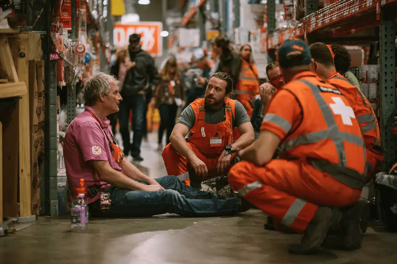 Fresno Home Depot Slip and Fall