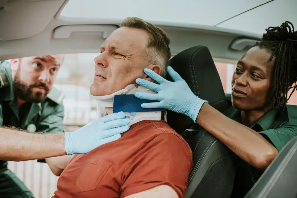 whiplash injury in a car accident in California